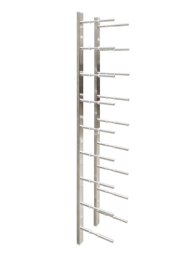 9 Bottle Modern Peg Wine Rack (Stainless) - 4