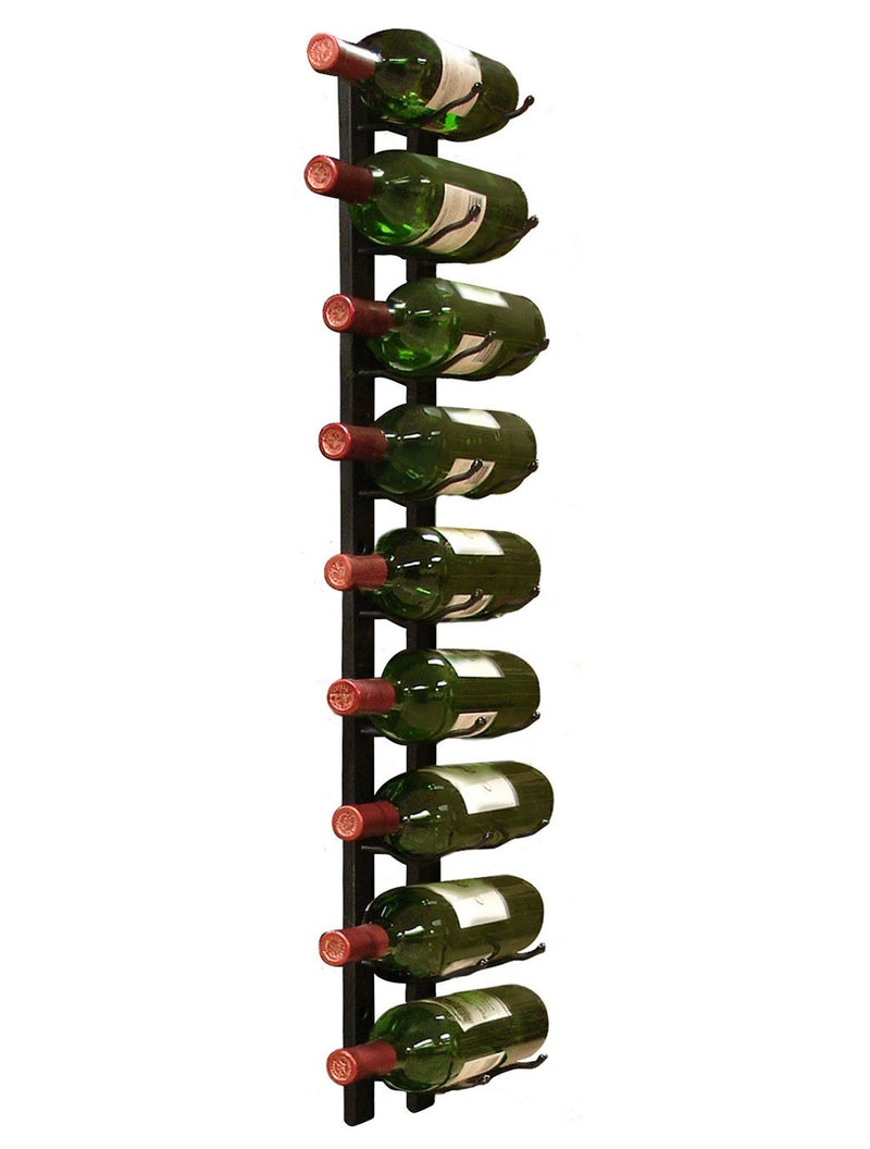 9 Bottle Epic Metal Wine Rack (Black)