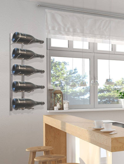 Epicureanist 5-Bottle Magnum Metal Wine Rack