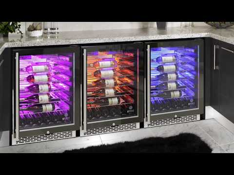 Private Reserve Series 41-Bottle Backlit Panel Commercial 54 Single-Zone Wine Cooler