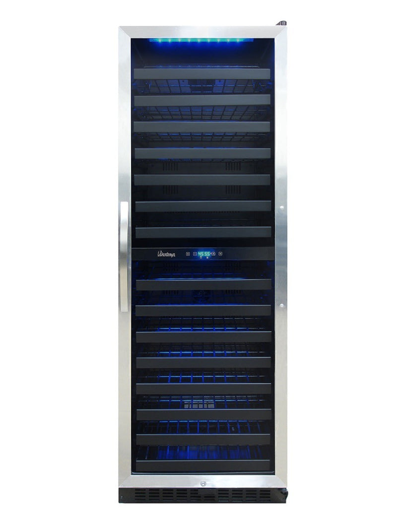 155-Bottle Dual-Zone Wine Cooler 2