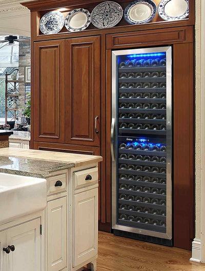 155-Bottle Dual-Zone Wine Cooler 9