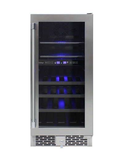 Vinotemp 15-Inch Outdoor Dual-Zone Wine & Beverage Cooler 2