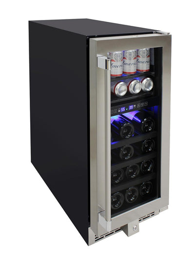 Vinotemp 15-Inch Outdoor Dual-Zone Wine & Beverage Cooler 9