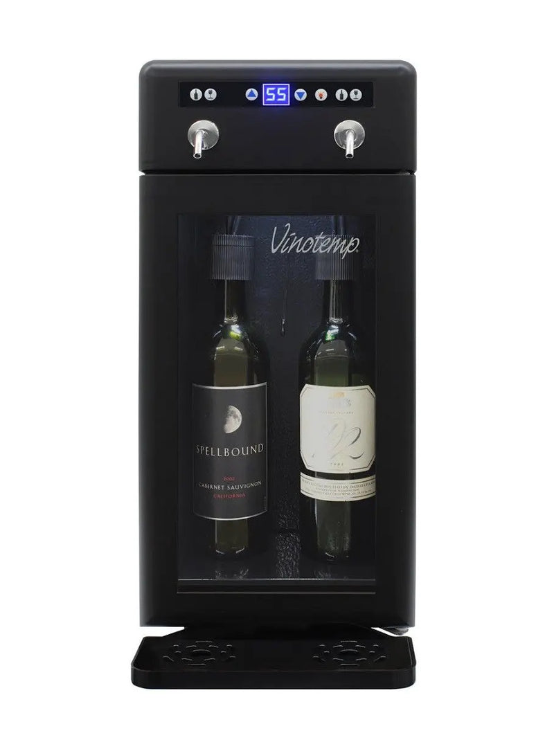 2-Bottle Wine Dispenser (Black)